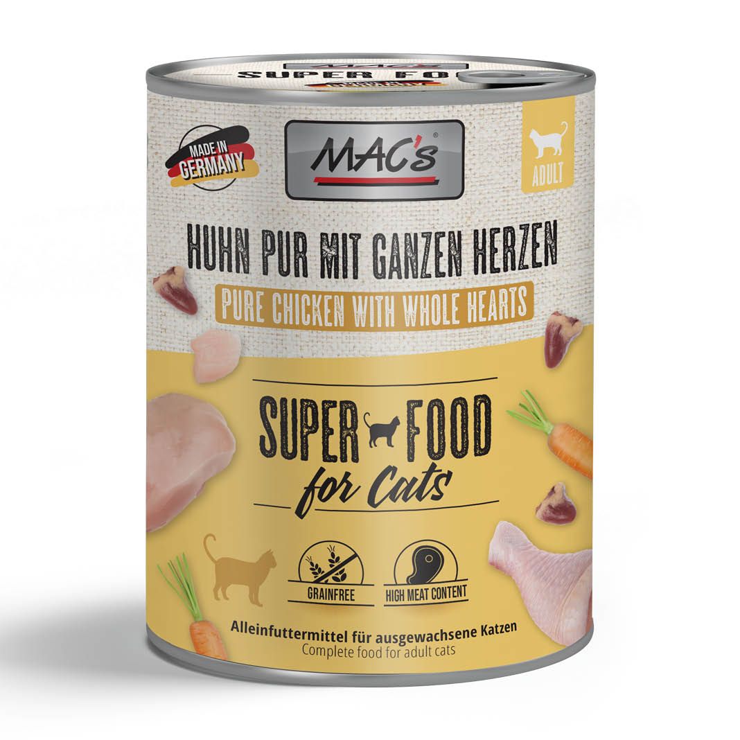 MAC's - Cat - Huhn mit ganzen Geflügelherzen | 6 x 800 g