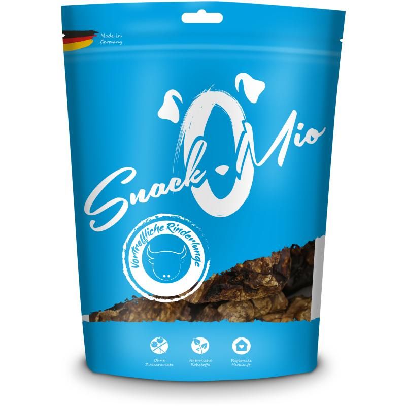 Produktbild von SnackOMio vortreffliche Rinderlunge Hundesnack - 250 g