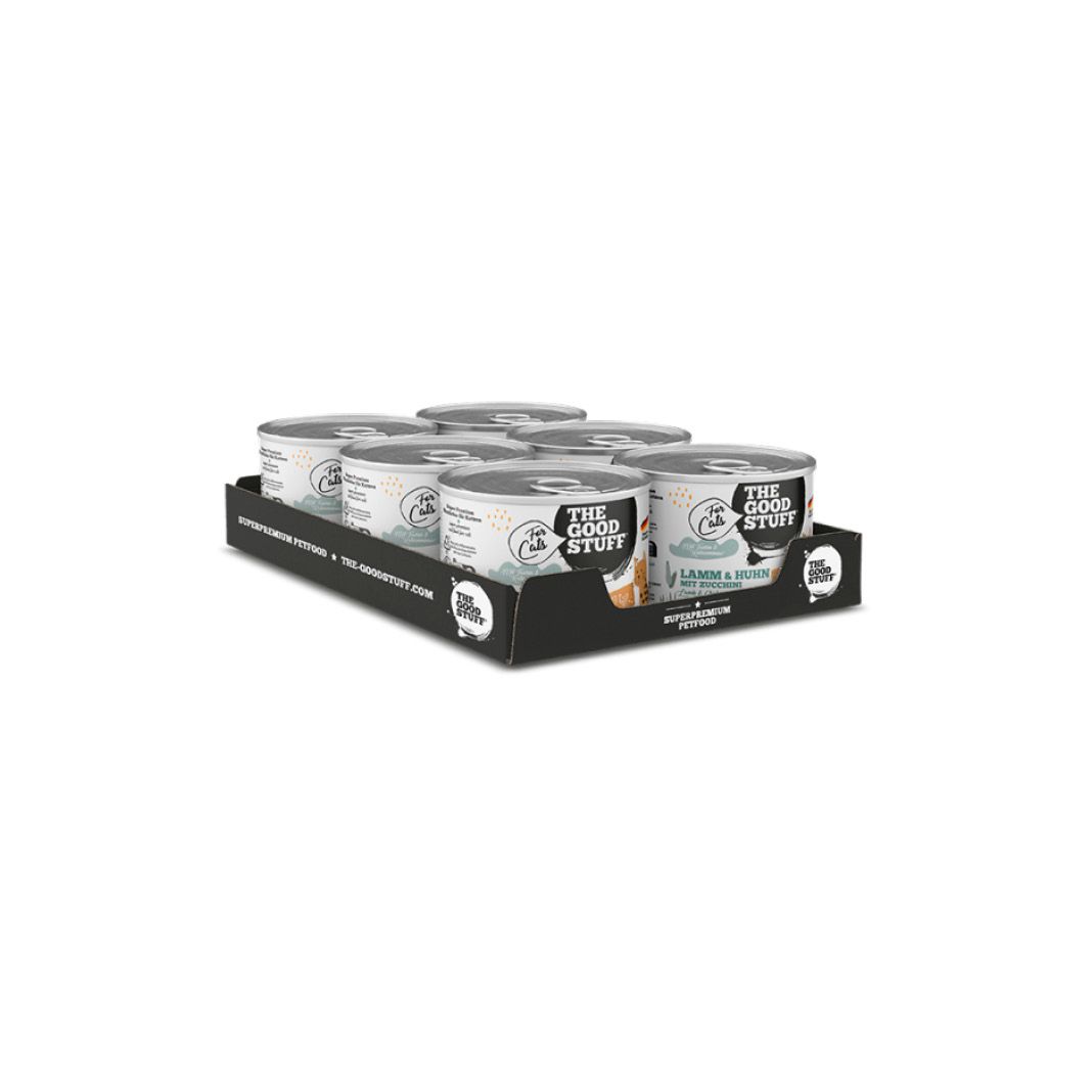 THE GOODSTUFF Nassfutter Katze THE GOODSTUFF Lamm & Huhn mit Zucchini | 6 x 200 g