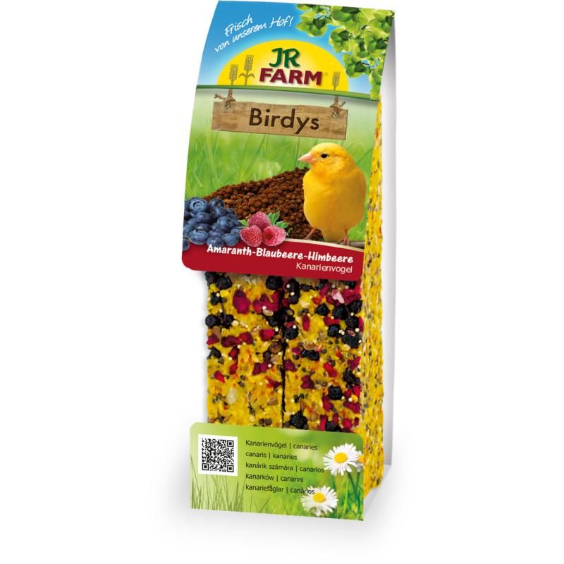 JR Birdys Kanarienvogel Amaranth-Blaubeere-Himbeere | 130 g