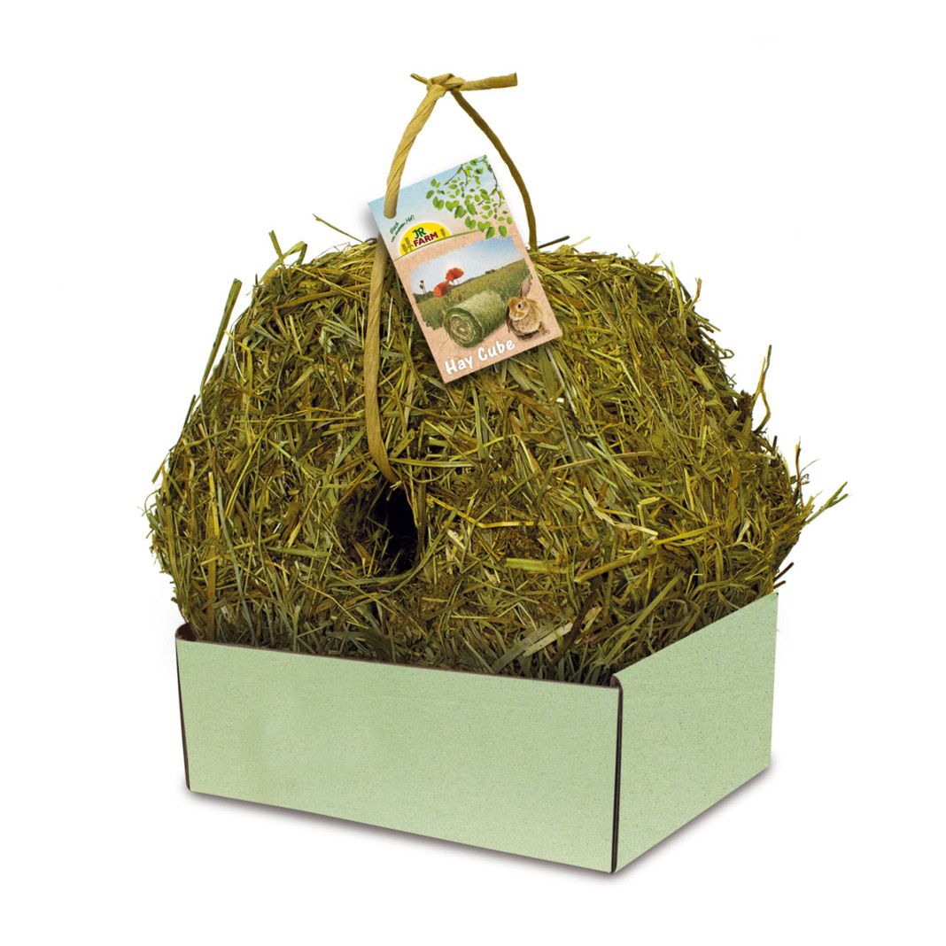 JR PlasticFree Hay Cube | 4 x 400 g