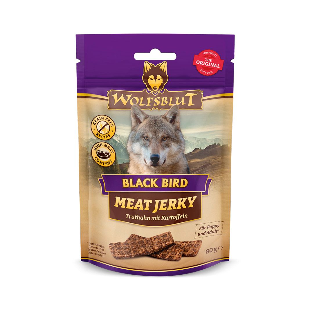 Wolfsblut Meat Jerky Black Bird - Truthahn | 80 g
