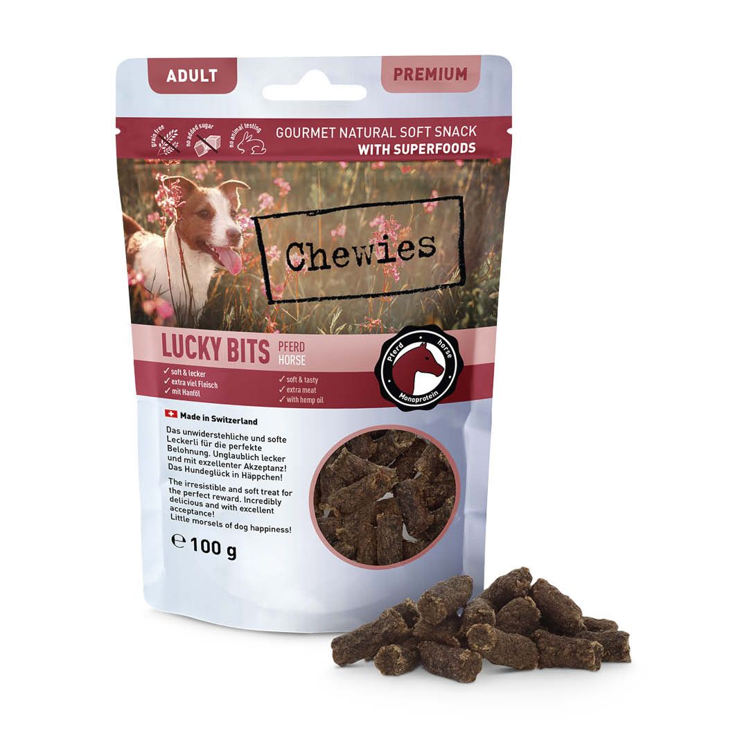 Chewies LUCKY BITS Adult Pferd | 100 g