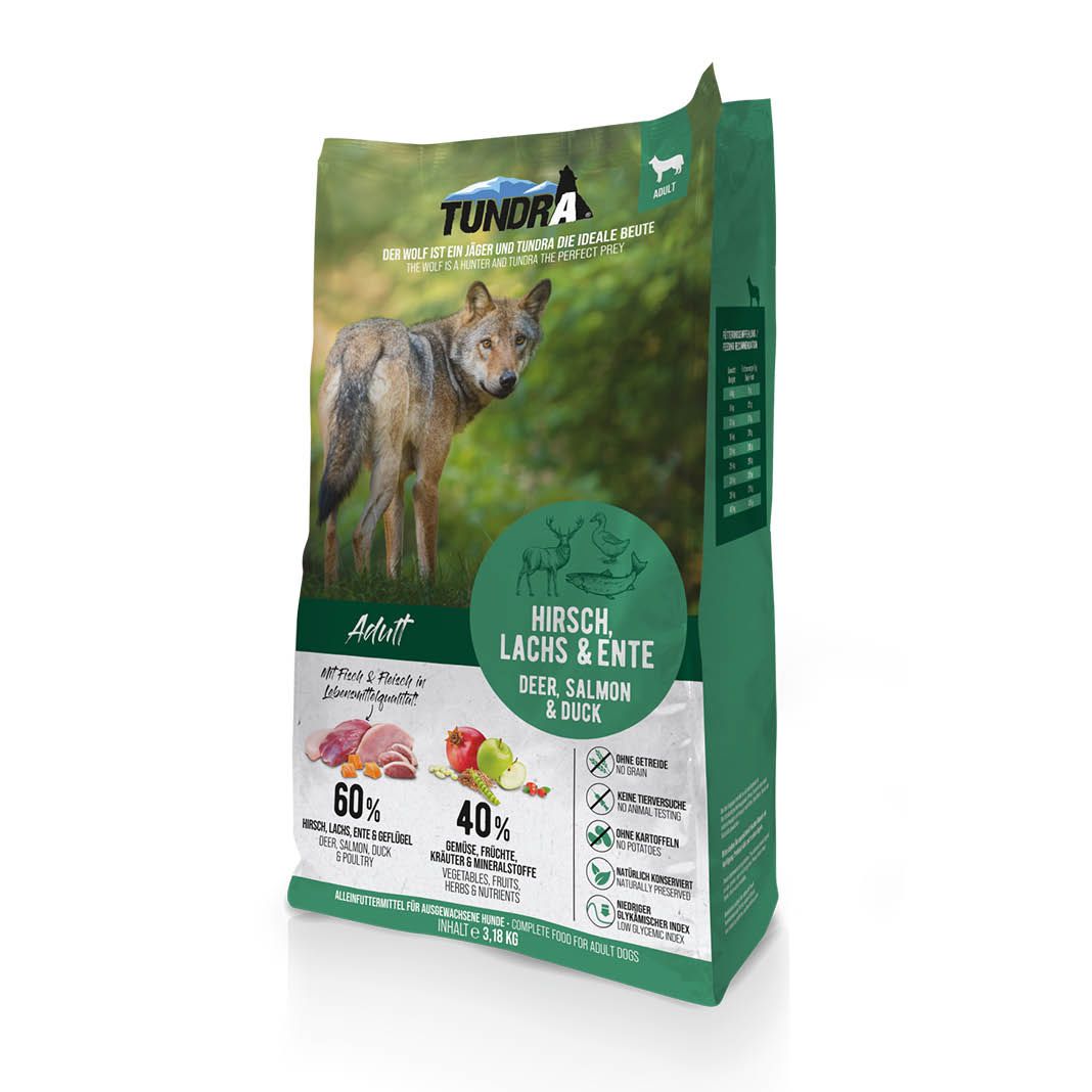 Tundra Dog Hirsch, Lachs & Ente | 3,18 kg