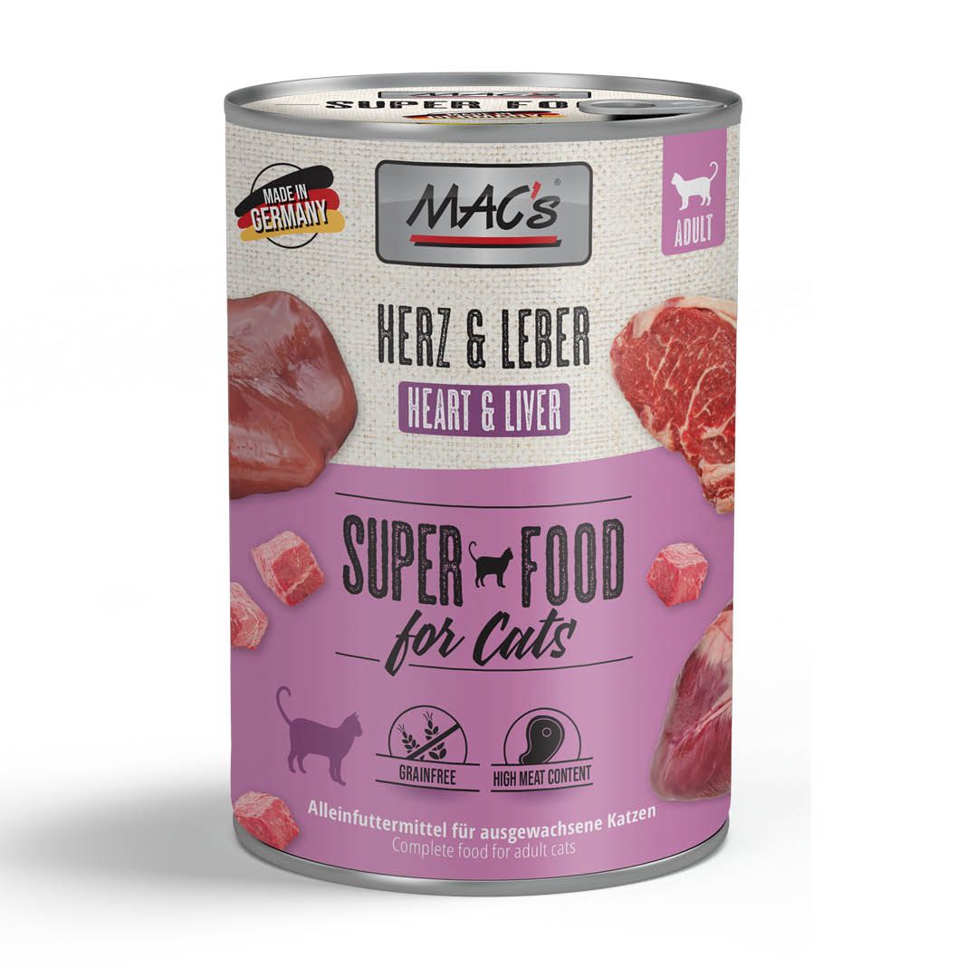 MAC's - Cat - Herz & Leber | 6 x 400 g
