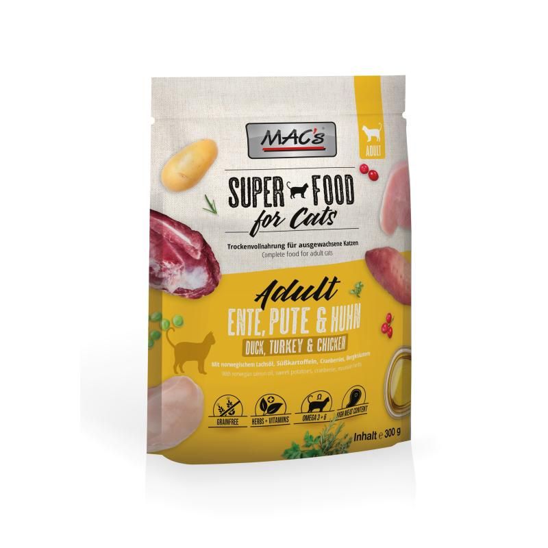 MAC's - Cat - Adult Ente, Pute & Huhn | 300 g