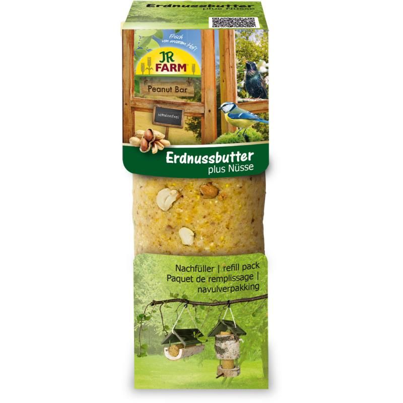 JR FARM Peanut Bar Erdnussbutter mit Nüssen | 350 g